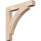 Ekena Millwork Thorton Block Smooth Bracket, Douglas Fir, 3 1/2"W x 26"D x 26"H BKT04X26X26THR05SDF - alternate 1